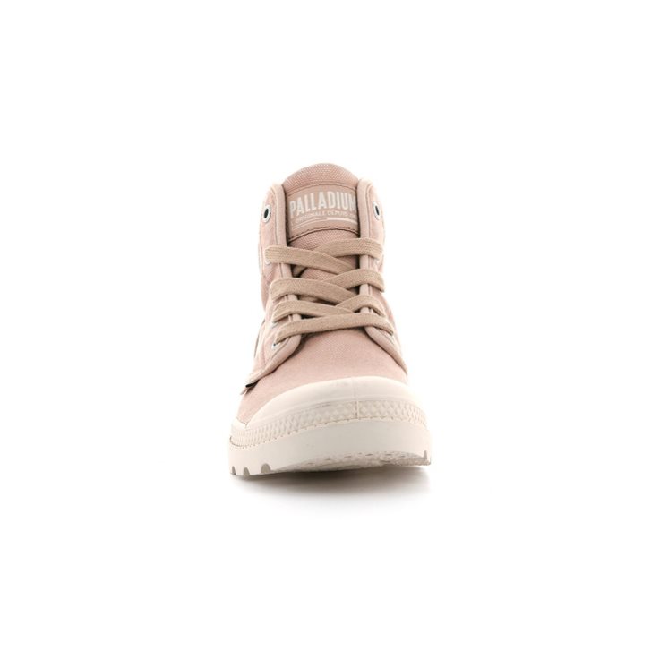 Palladium Pampa Hi Women's Boots Rose | UK Q862-YWK